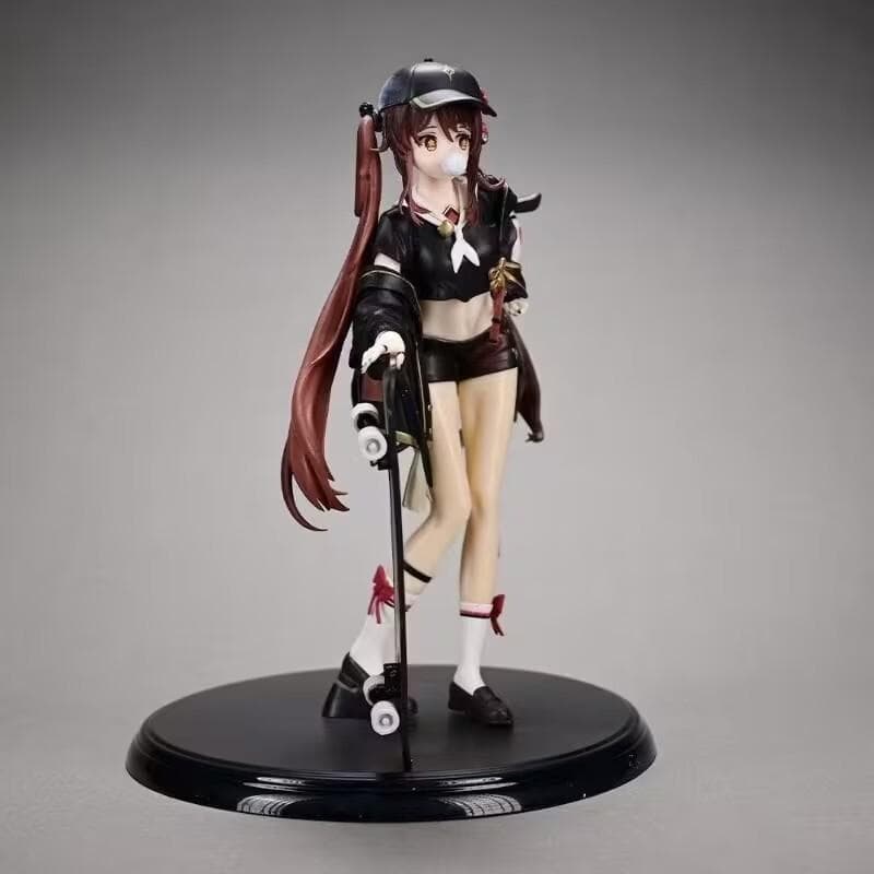原神のキャラクター胡桃フータオのスケートボードスタイルのフィギュア塗装済完成品