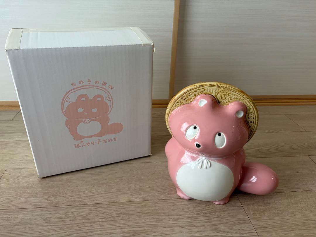 ぼんやり子だぬき ピンク 桜 桃色 さくら