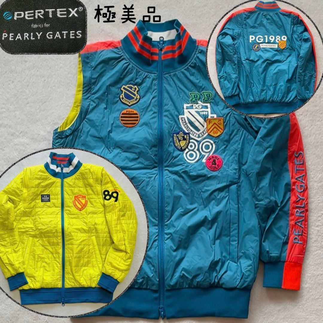 極美品　パーリーゲイツ　４WAY　リバーシブル　中綿　ジャケット　スニード