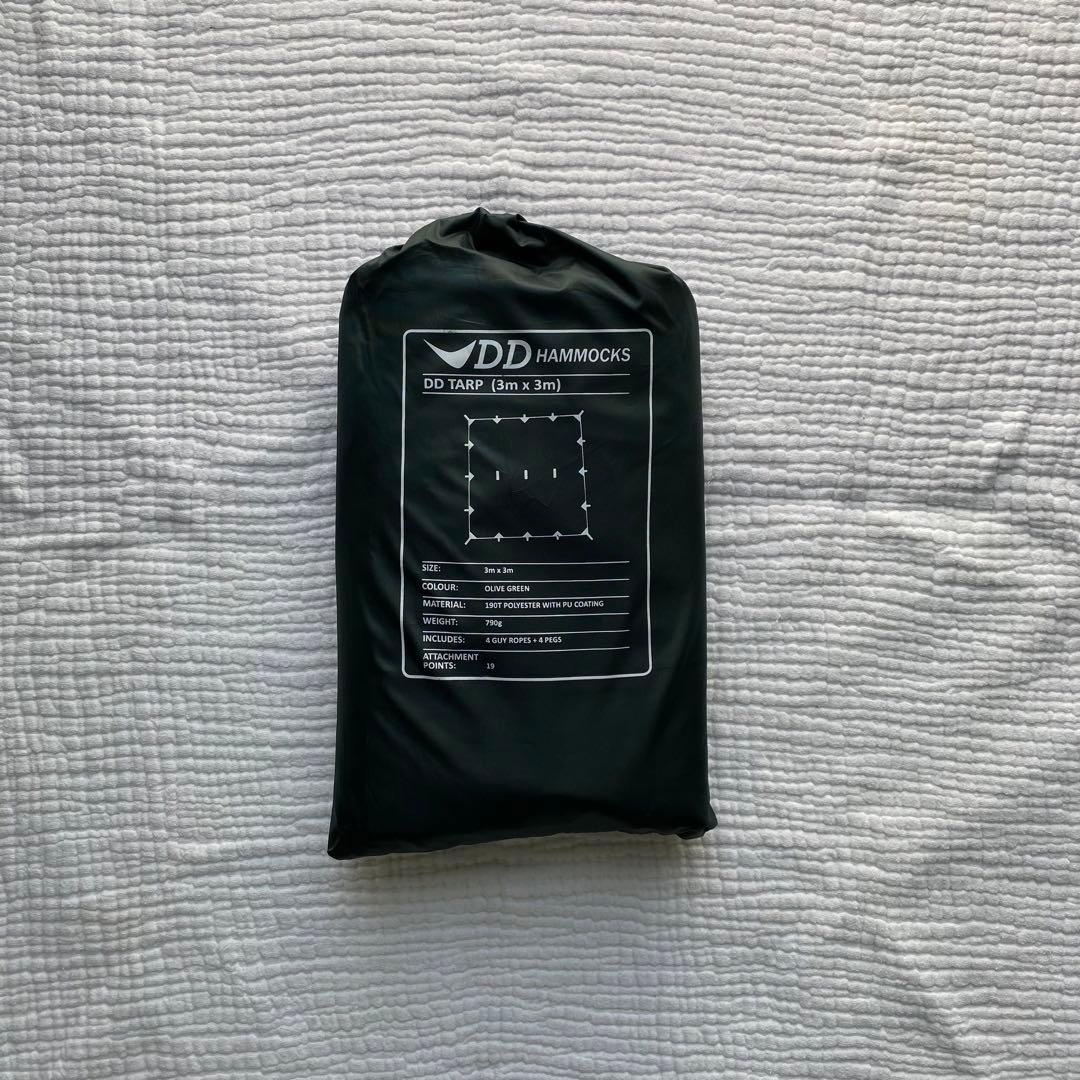 【新品・未使用】DD TARP 3m x 3m オリーブグリーン