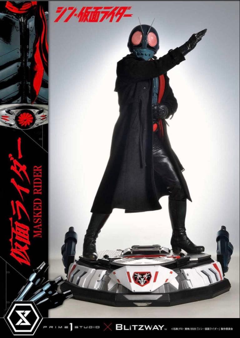 なんと1万8000円引き完売品シン仮面ライダー1/4スタチュープライム1スタジオ