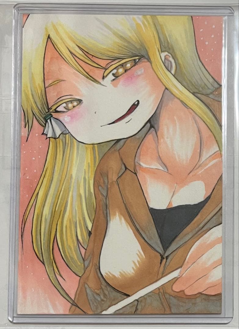 ハイスコアガール　押切蓮介　直筆イラストポストカード　日高小春