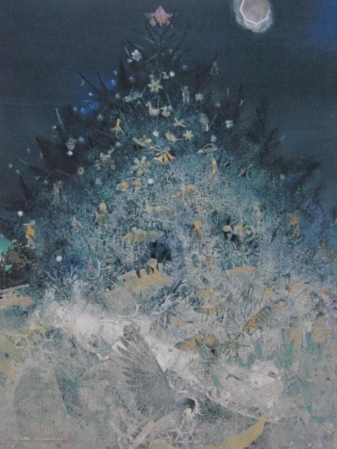 吉村誠司、Tree、希少な画集より、新品高級額装付、状態良好、送料込み