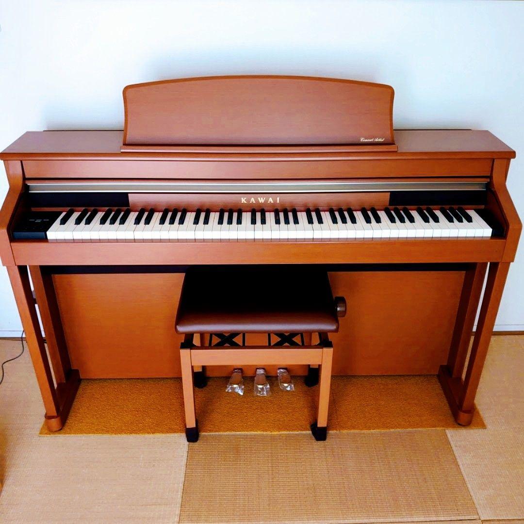 KAWAI 電子ピアノ ブラウン 椅子付き