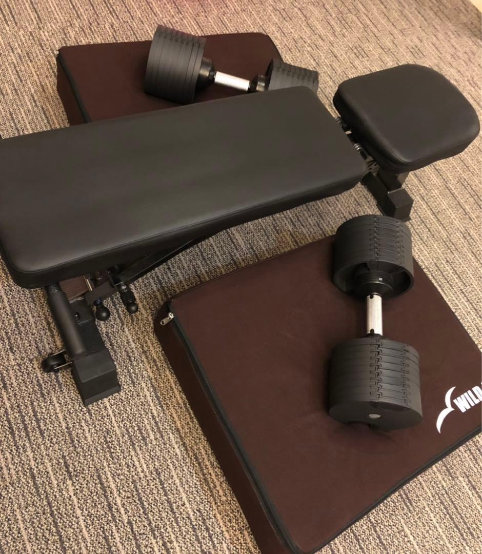 フレックスベル　可変式ダンベル３２ｋｇ　２セット　【未使用に近い】