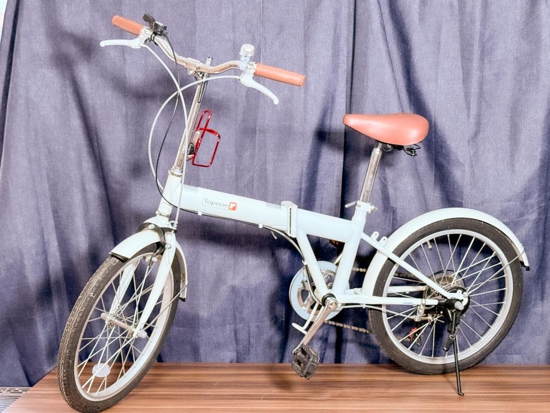 持ち運びラクラク！Topone 折りたたみ自転車 20インチ 6段変速付き