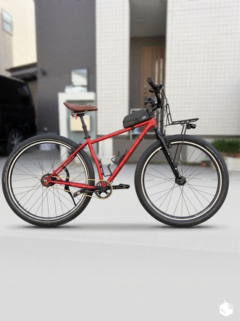 【希少】SURLY 初代カラテモンキー ハブダイナモ＆ドロッパーなど Mサイズ