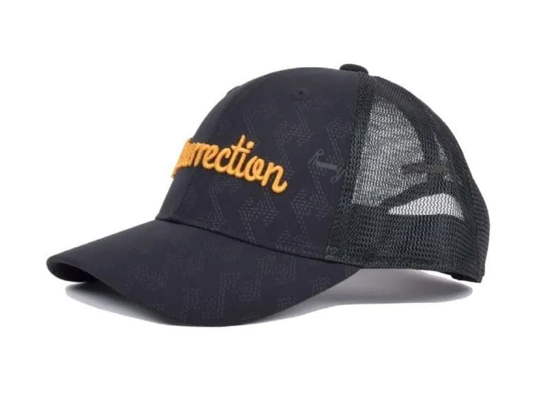 レザレクション GMエンボスメッシュキャップ / ブラックBE12CAP03