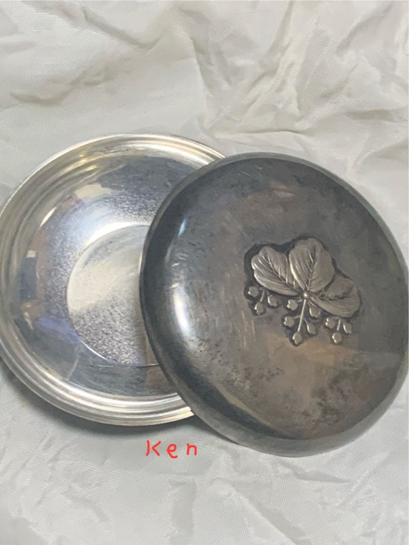 香合　純銀製品