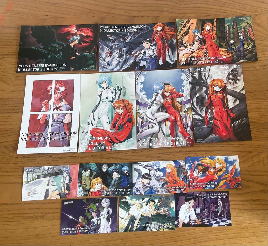 名刺サイズイラストカード7種＋イラストカード7種【新品】エヴァンゲリオン購入特典
