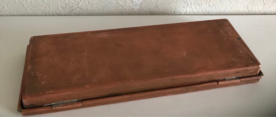 骨董品　銅製　筆箱　筆入れ　希少