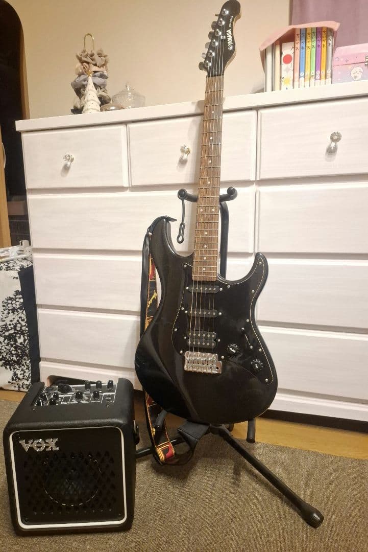 即演奏可能！ エレキギターセット ケース VOXアンプ