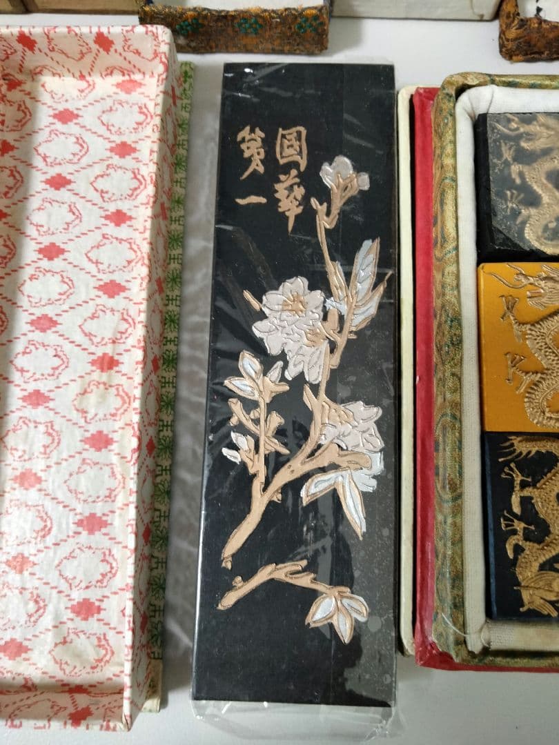 希少 未使用 水墨画 墨 中国 骨董 大量まとめ