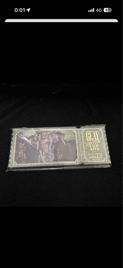 GLAY グレイ　 ライブ　アクリルブロック　50周年　スペシャル　グッズ