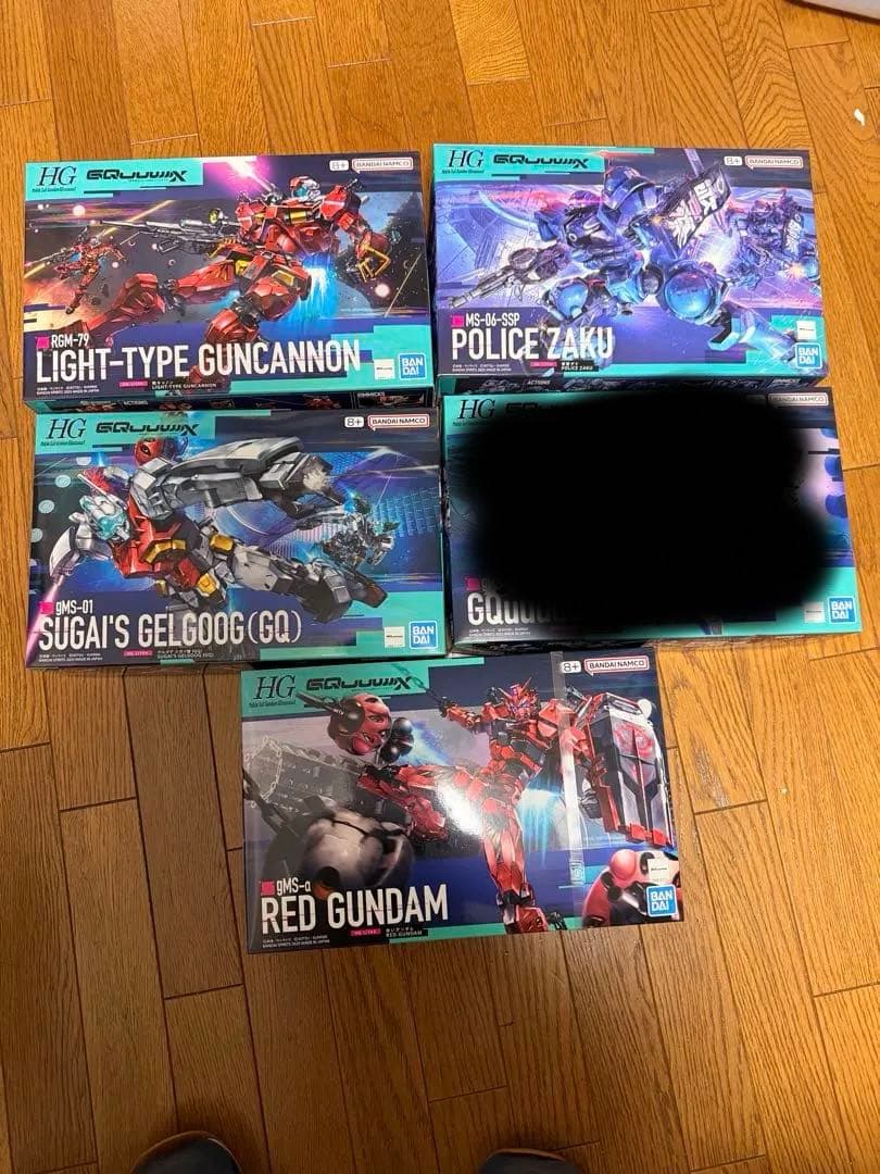 HG ジークアクスガンプラキット セット 4種