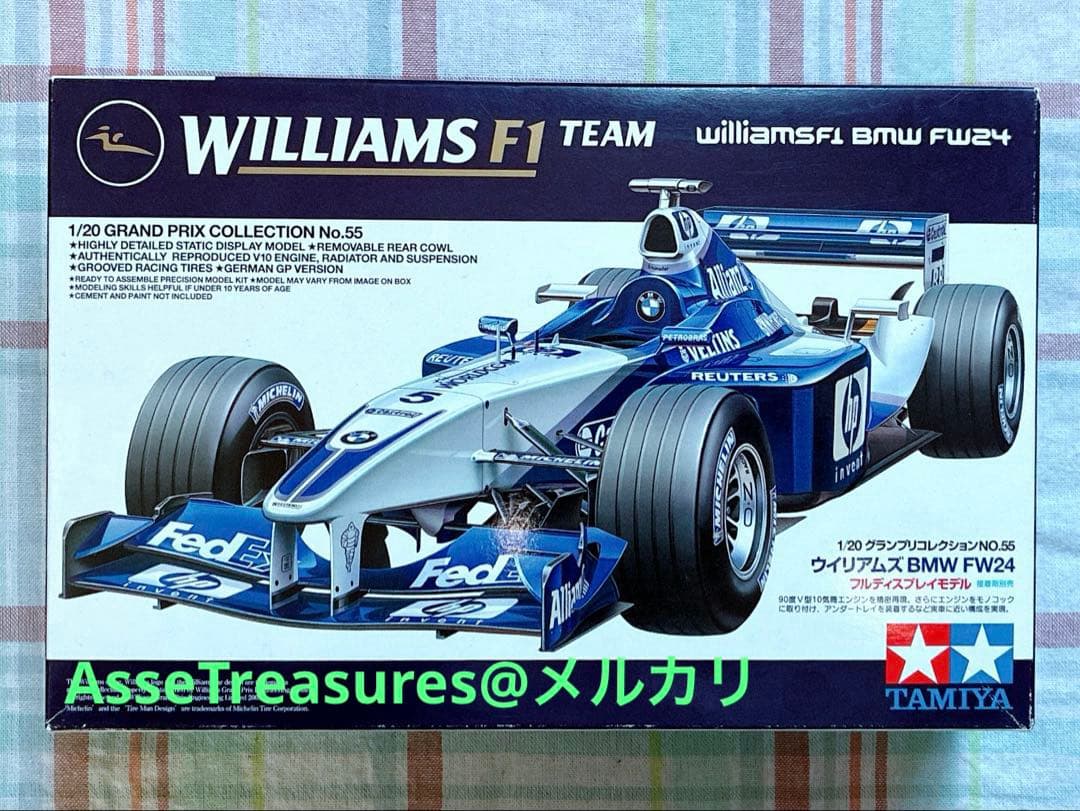 絶版 タミヤ 1/20 ウィリアムズ・ FW24