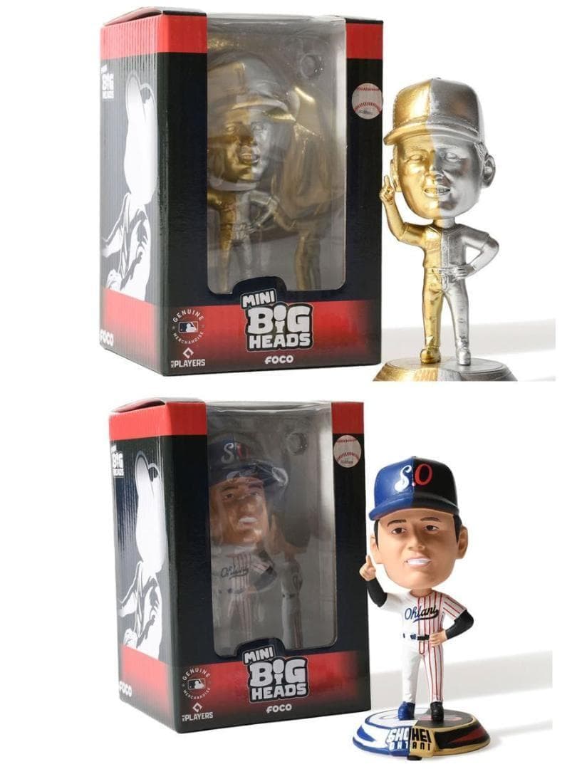 2種セットドジャース ボブルヘッドドール MINI BIG HEADS 大谷翔平