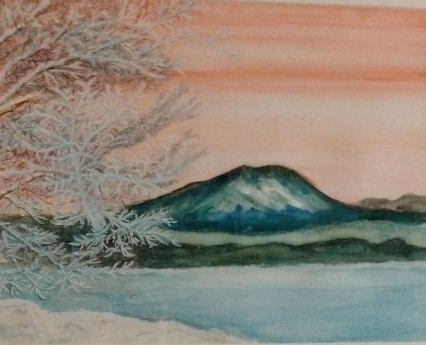 夕焼けの遠景