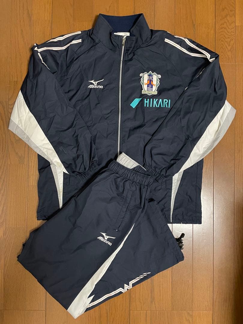 非売品 MIZUNO 愛媛FC 長袖トレーニングウェア セットアップ L