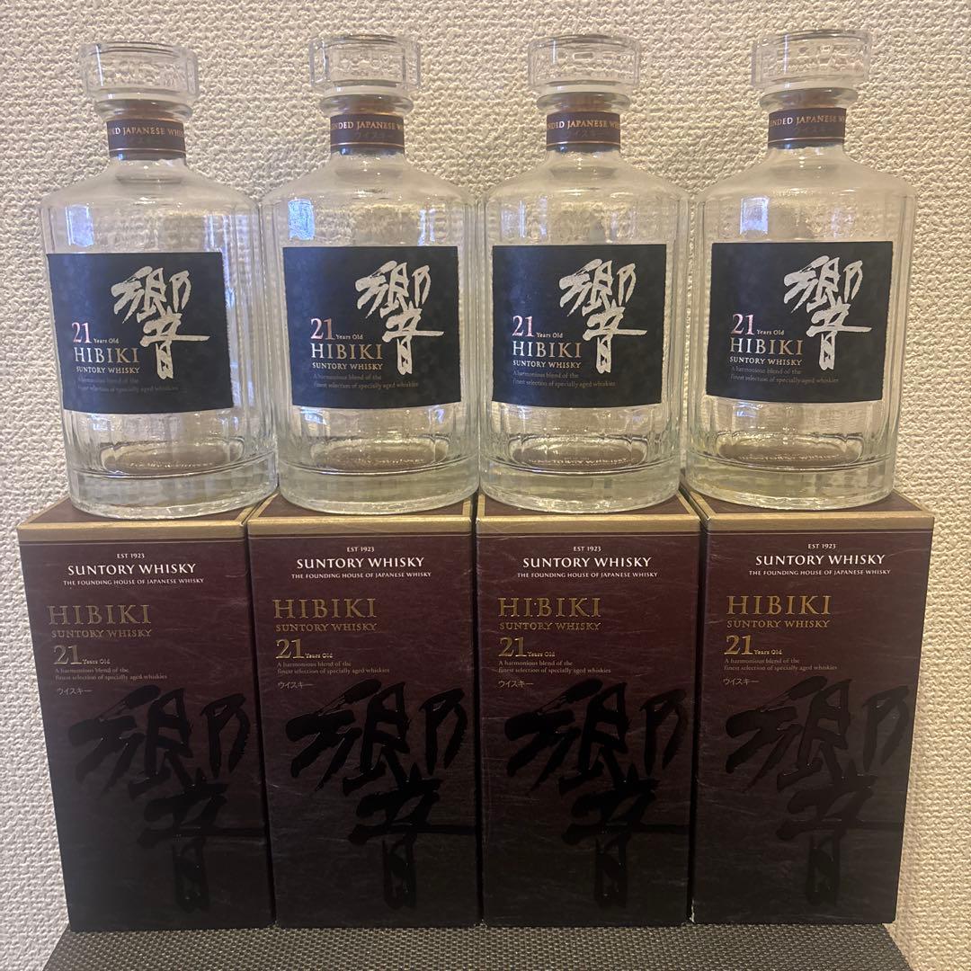 【空瓶】響21年　4本セット
