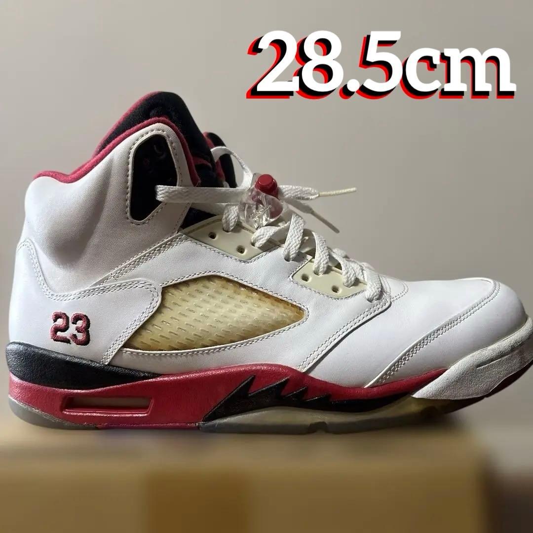 NIKE エアジョーダン5 Fire Red 28.5cm