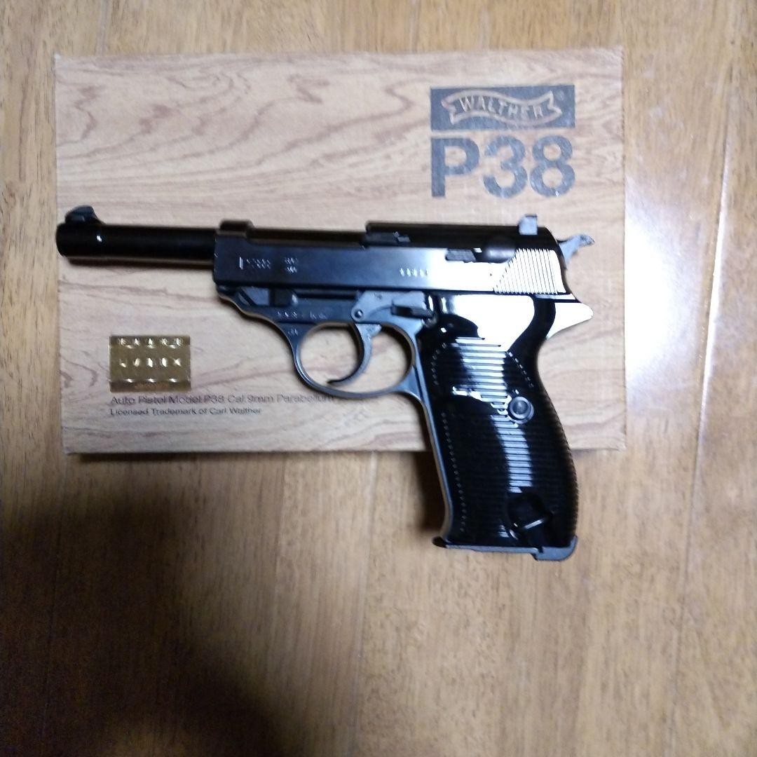 マルゼンワルサーｐ38ガスガンAC40ブラックメタル