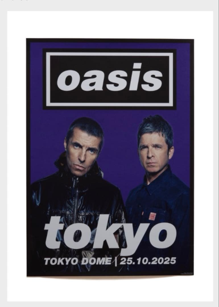 oasis 25 ポスター A2サイズ 10/25 オアシス