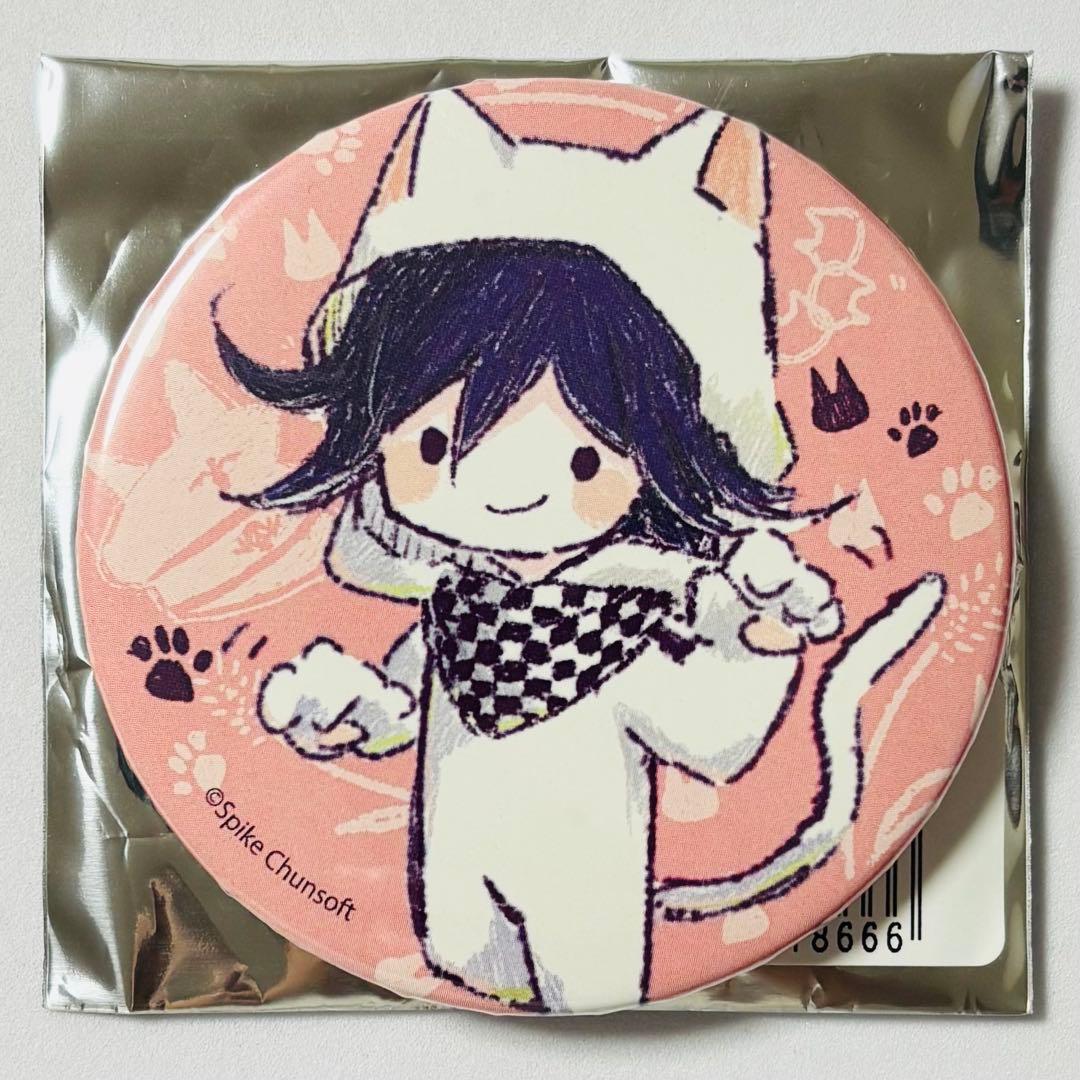 ニューダンガンロンパV3 グラフアートデザイン 猫 缶バッジ 王馬小吉