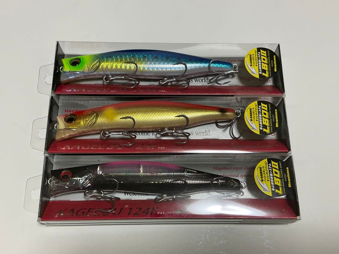 メガバス　KAGELLOU 124F SP-C 3個セット