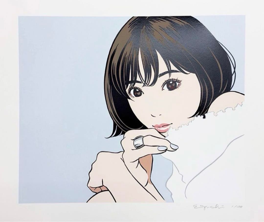 ED100 江口寿史 シルクスクリーン「サンロード」