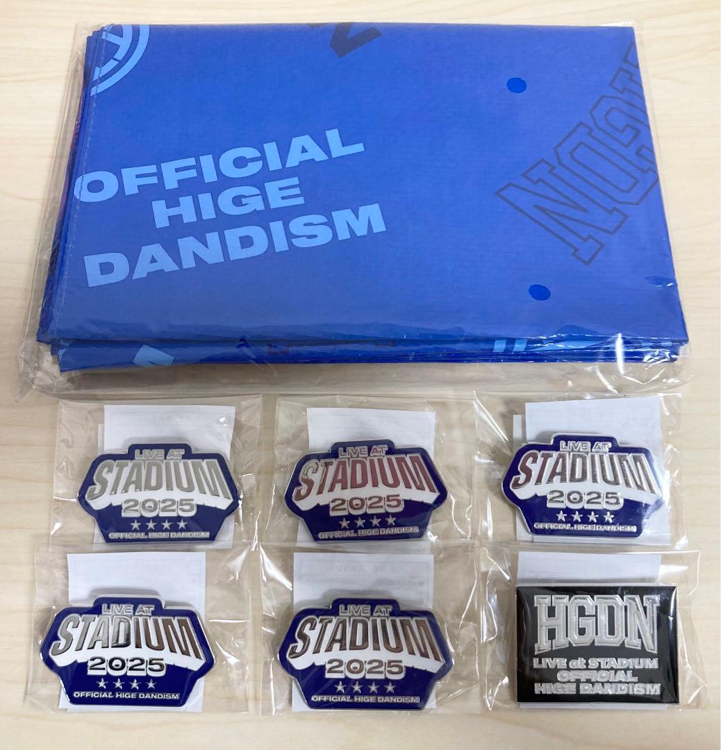 Official髭男dism ヒゲダン ガチャ ピンバッジ・レジャーシート