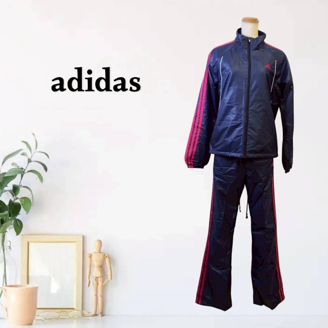 zG1022【M】adidas 刺繍ロゴ入り スポーツウェア ライン入り