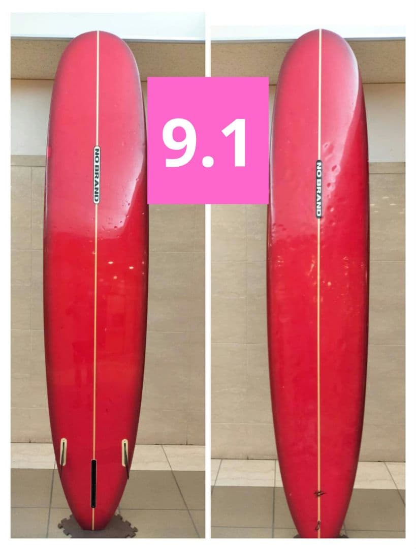 ●手渡し前提●　9.1 NOBRAND　ノーブランド　赤　RED　トライフィン
