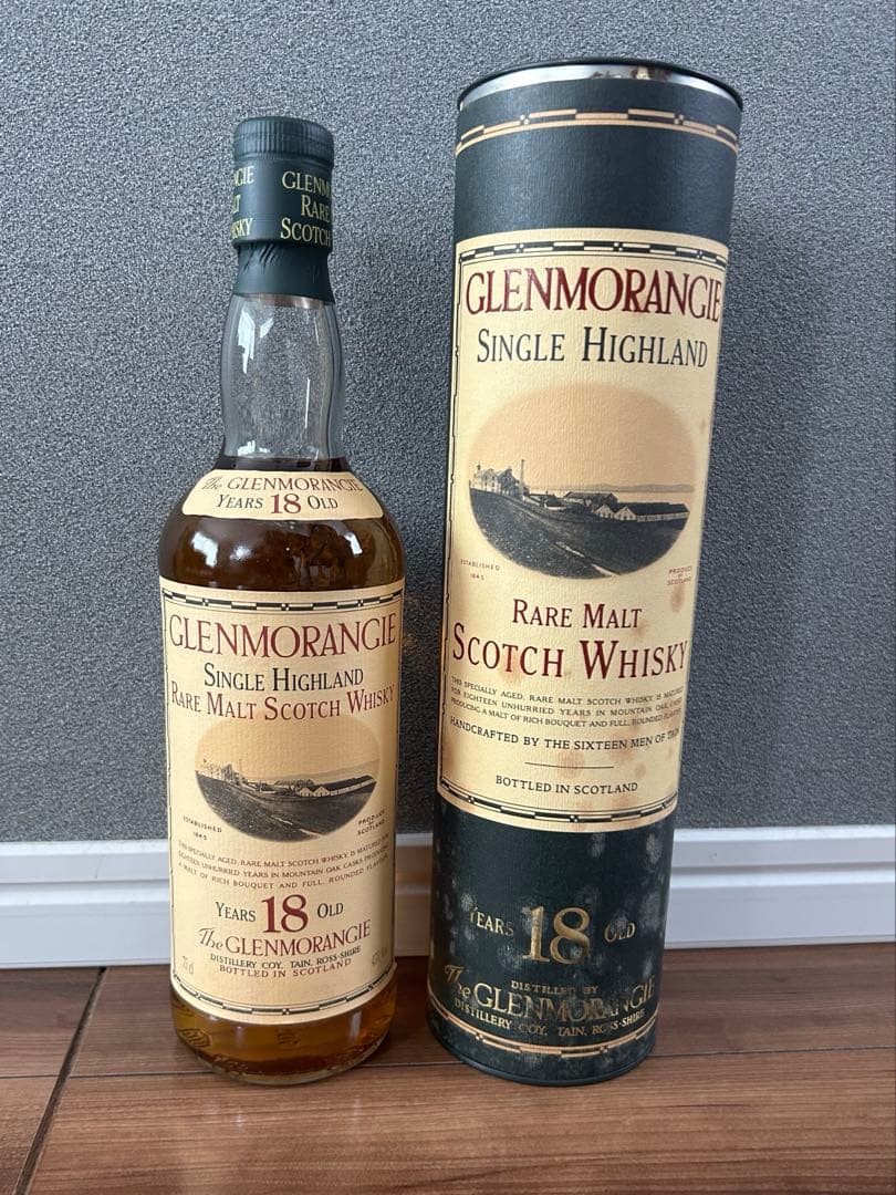 【古酒/未開栓】グレンモーレンジ 18年 旧ボトル レアモルト 750ml