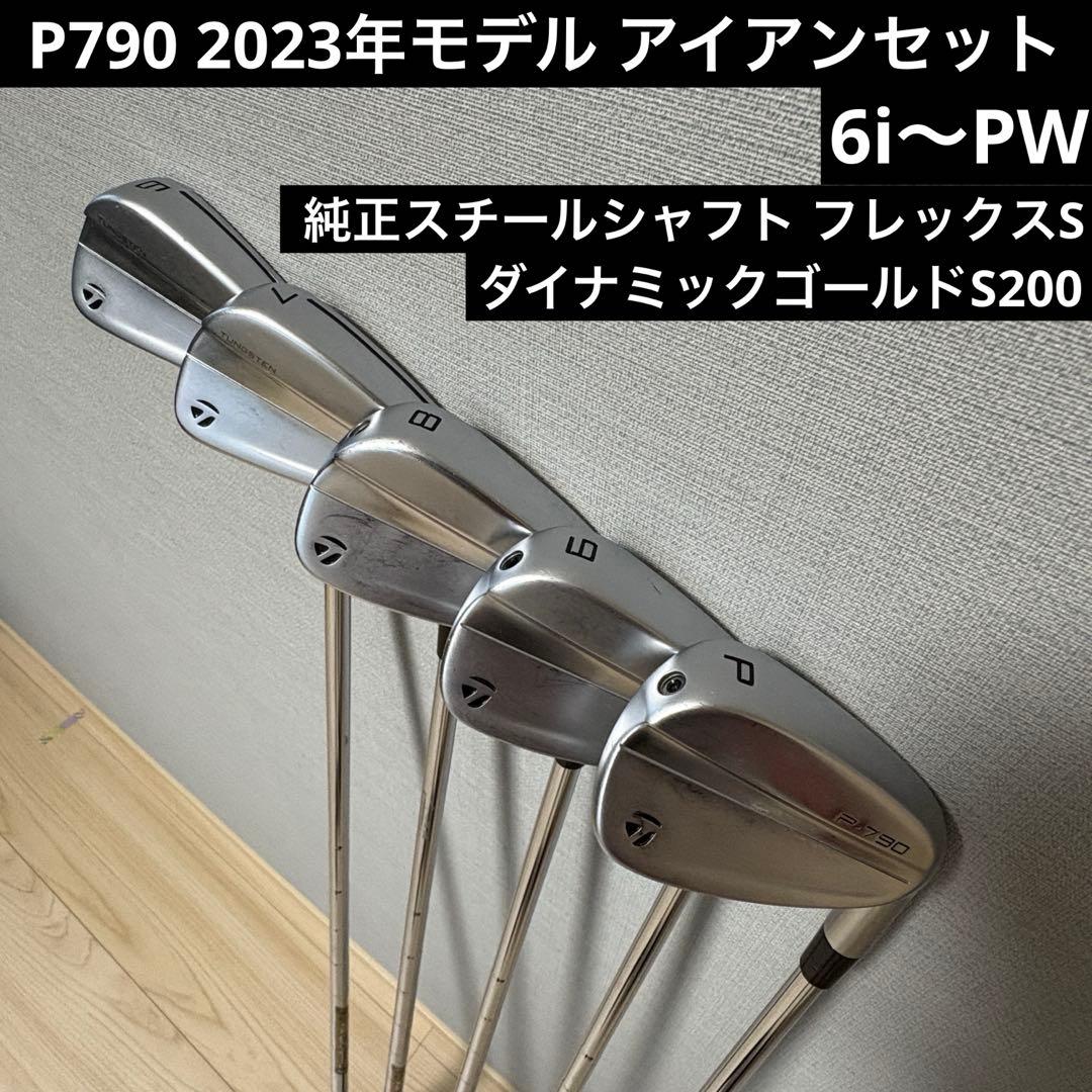 P790 2023年モデル アイアンセット ダイナミックゴールドs200