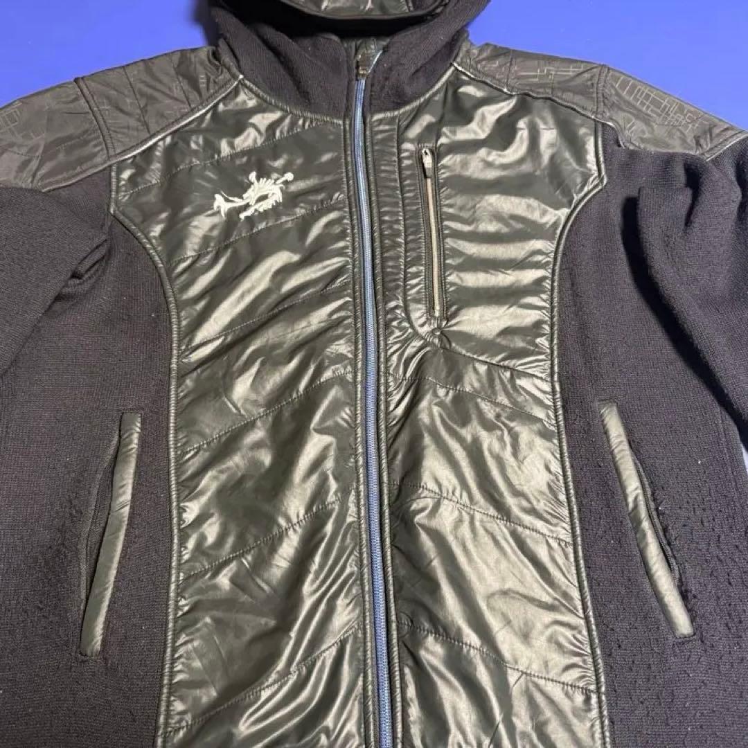 Rawlingsローリングス アウタージャケット黒フード付O(XL)