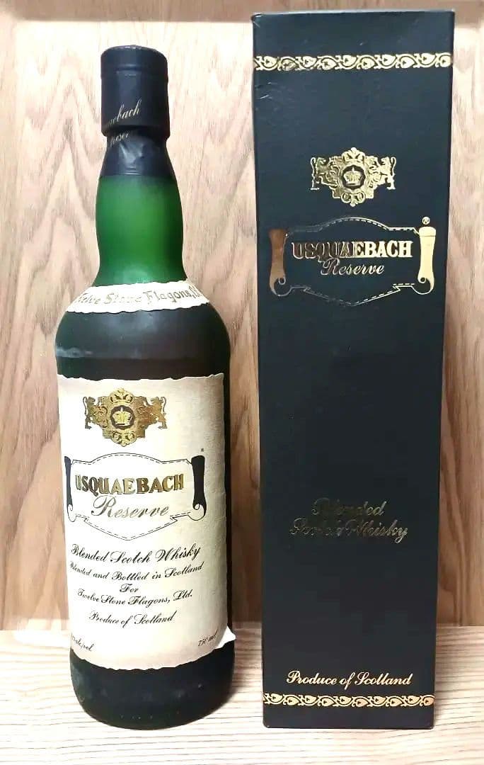 【終売品】　ウシュクベ　リザーブ　750ml 43%　オールドボトル　古酒