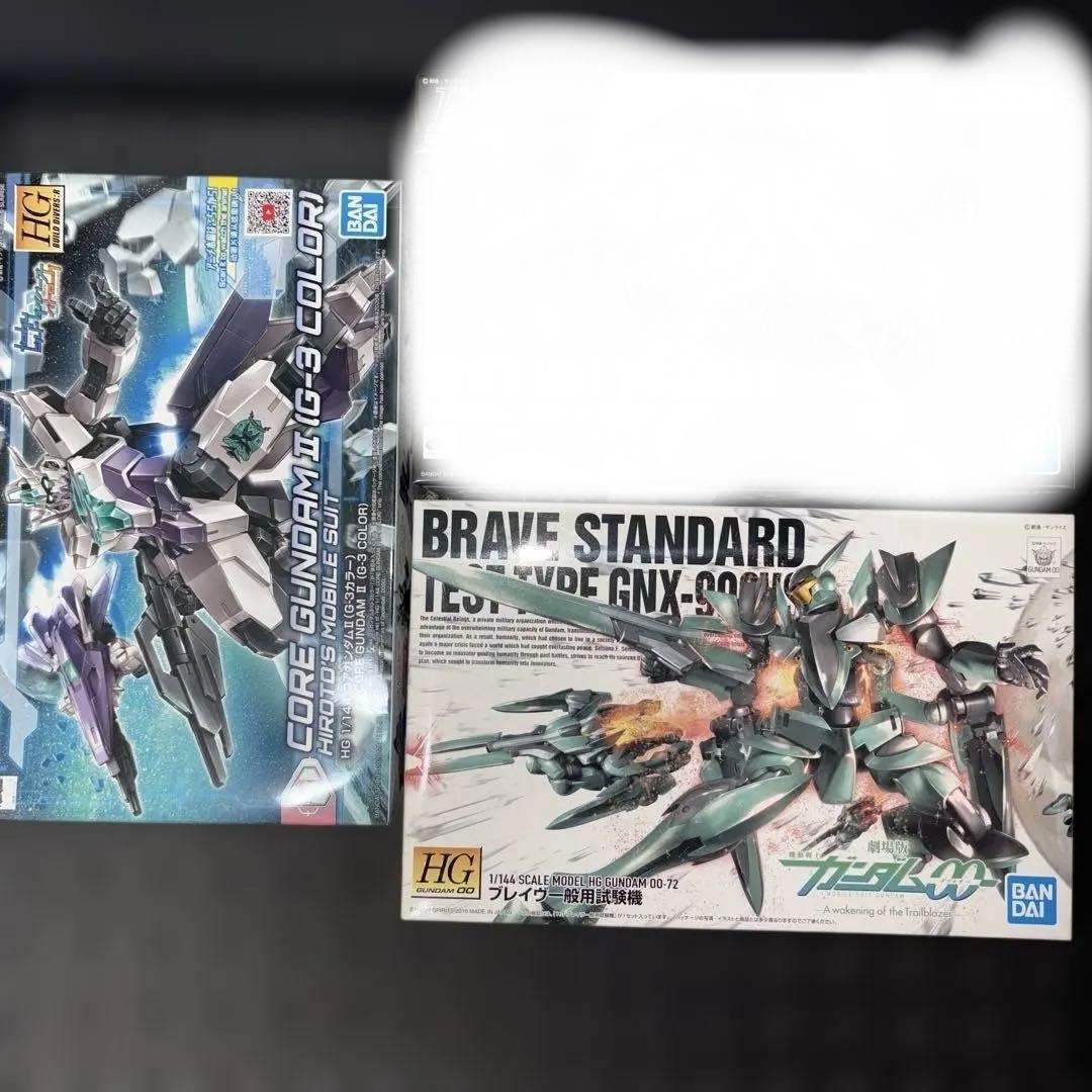 HG ガンプラ 3点セット コアガンダムII ターンAガンダム ブレイブ　未開封