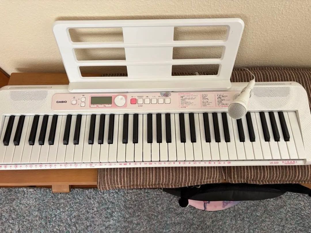 CASIO Casiotone LK-320 61鍵 ホワイト