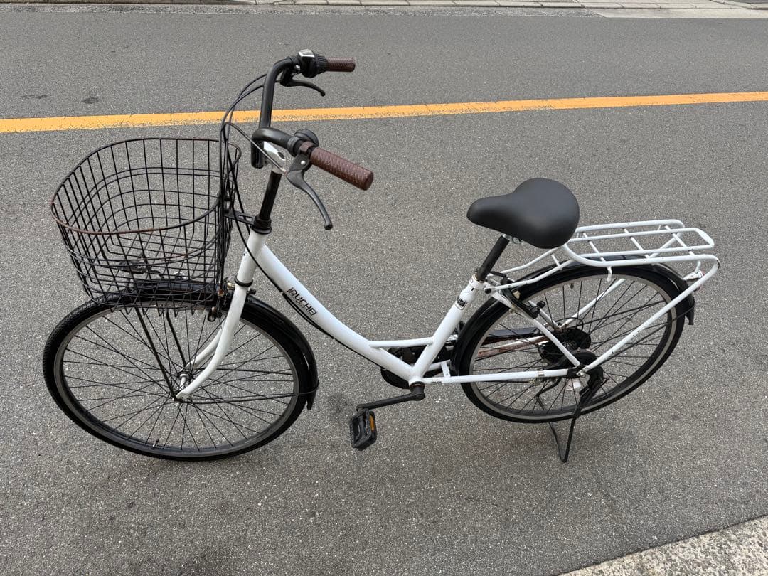 158 自転車 大阪市 【引取り限定】 美品 26インチ 変速付き