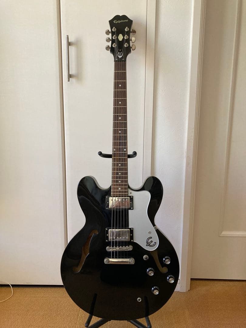 【値下げ！】Epiphone Dot e ブラックパール