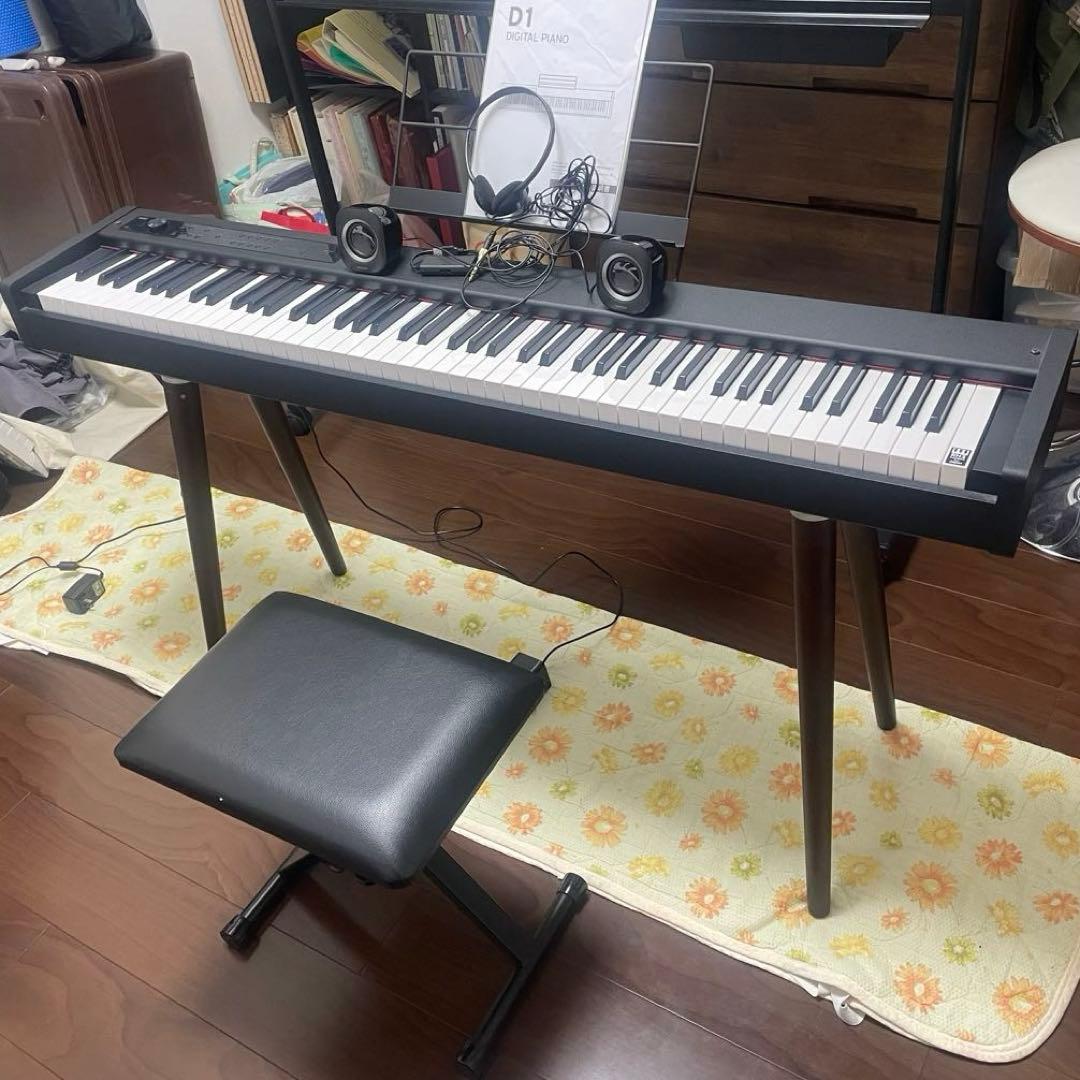 【価格相談可】KORG D1 88鍵 電子ピアノ 22年モデル ペダル 譜面台