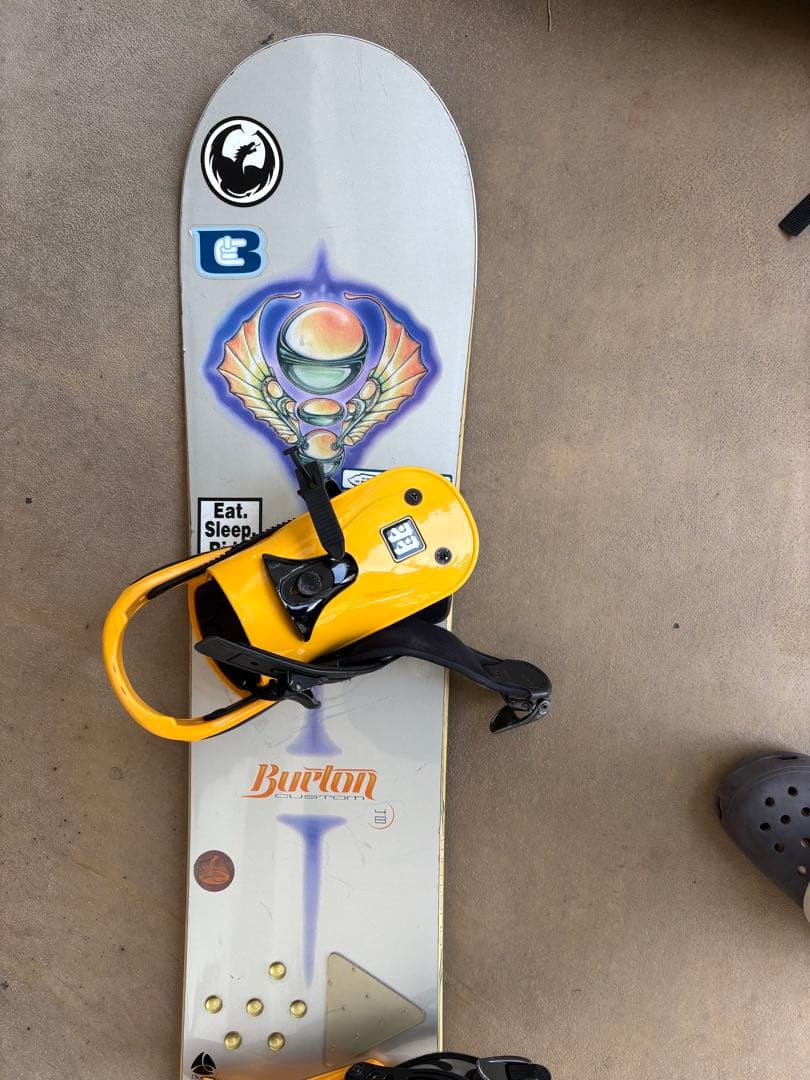 Burton スノーボード ホワイト/イエロー