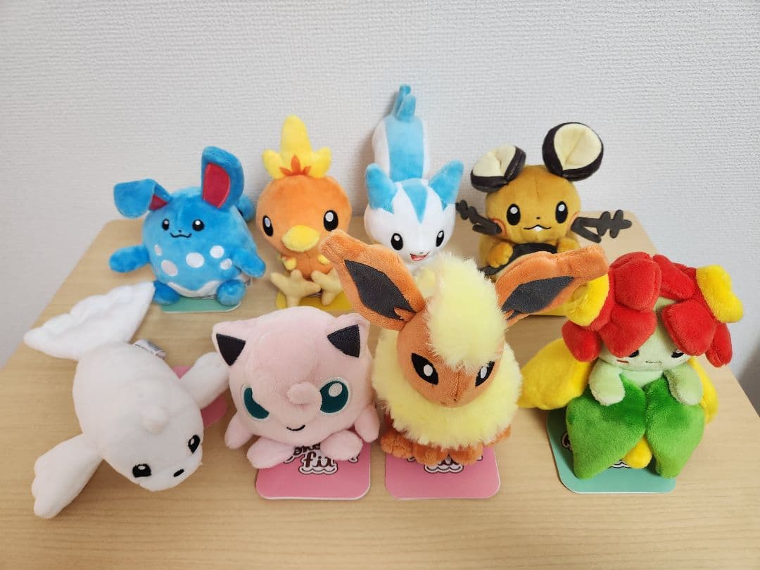 ポケモンセンター Pokémon fit ぬいぐるみ 新品タグ付き 8点セット