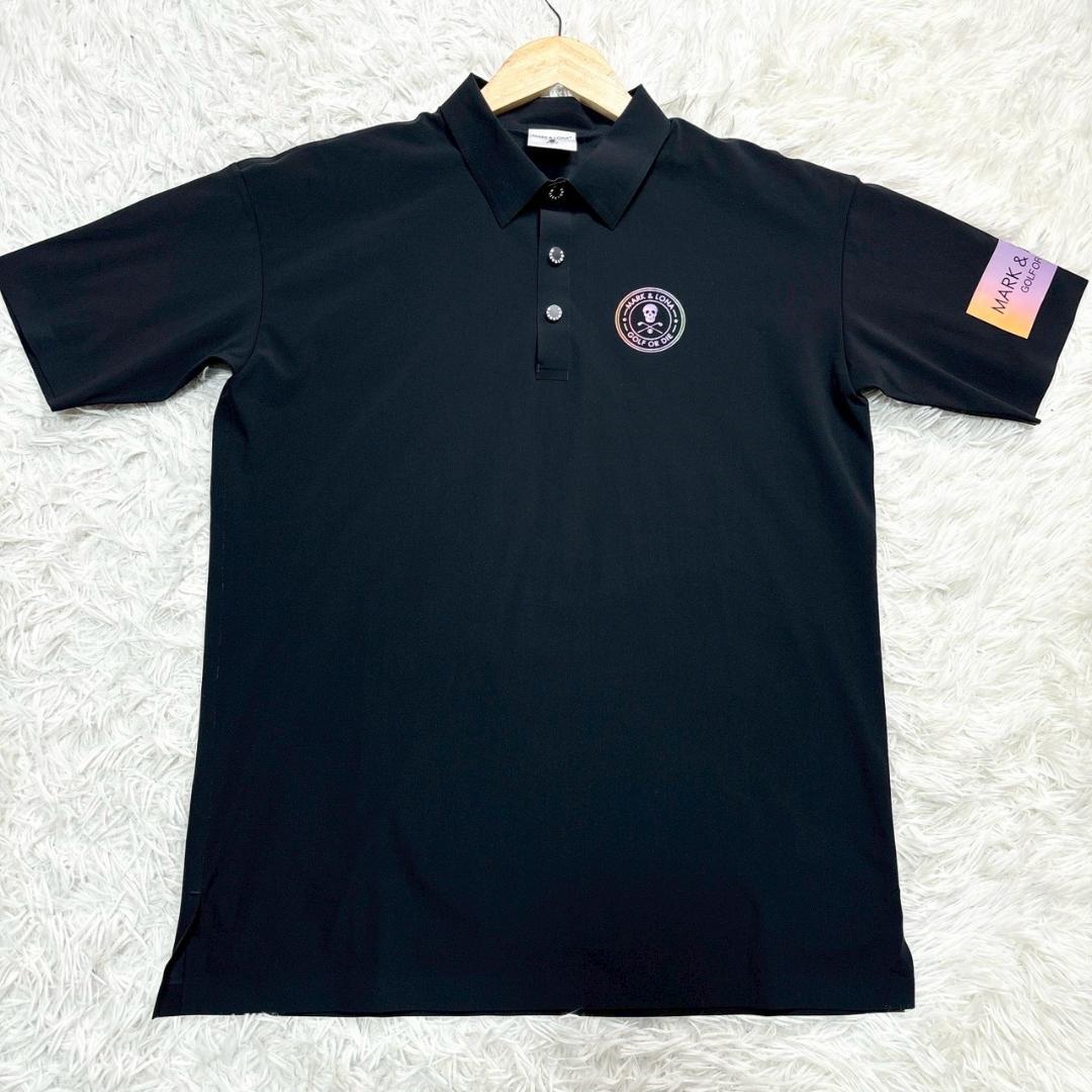 2023年モデル MARK&LONA GOLF ブラック ポロシャツ 46サイズ