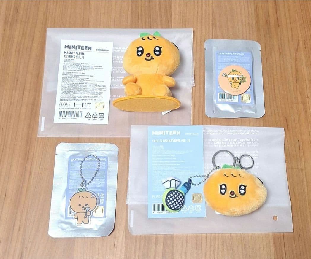 MINITEEN プギュリ KEYRING キーリング 缶バッジ まとめ売り