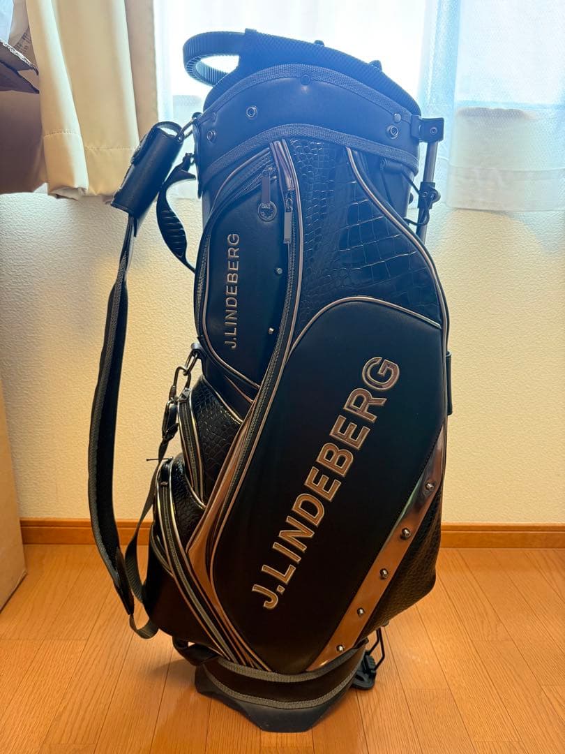 J.LINDEBERG ブラック キャディバッグ