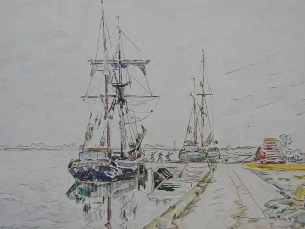 ポール・シニャック、RIVIERE DE VANNES、海外版超希少レゾネより