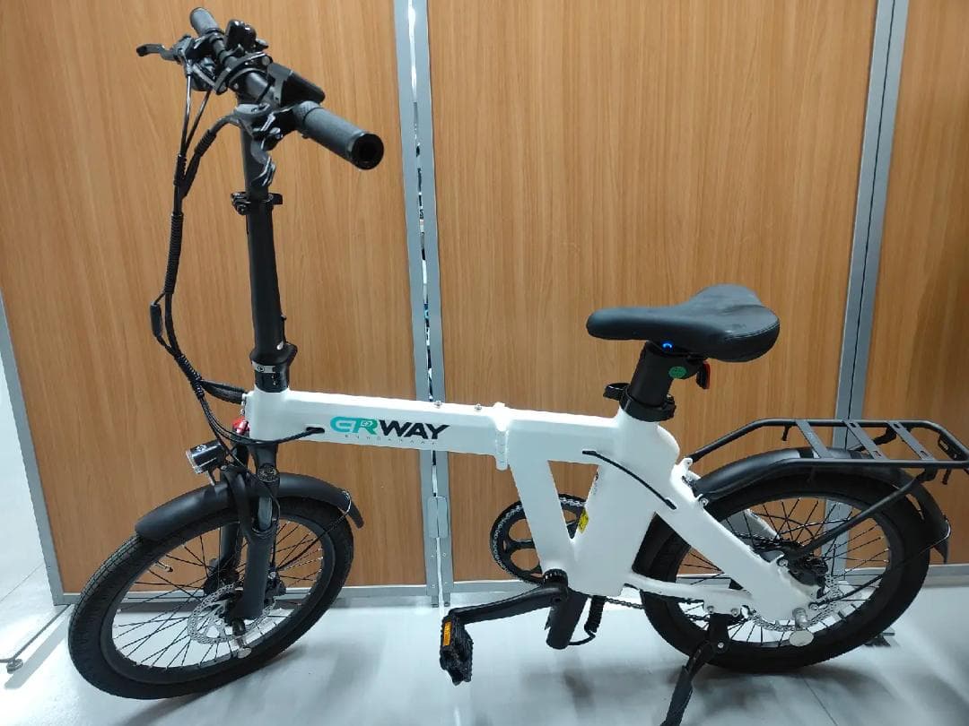 【新春SALE開催中！】折りたたみ電動アシスト自転車 ERWAYA02 ホワイト