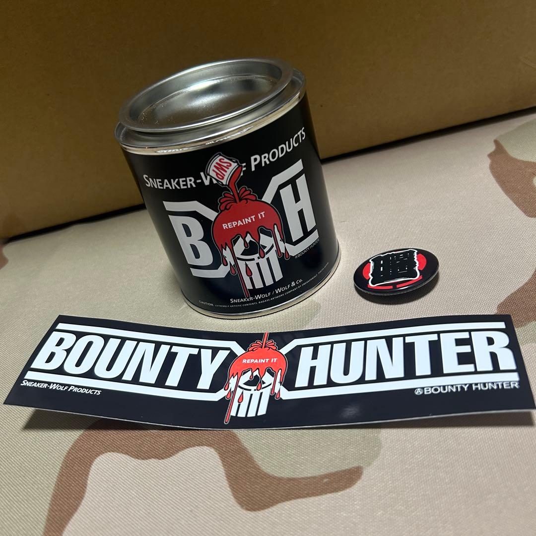 BOUNTY HUNTER/SNEAKERWOLF パーカー 同封グッズ